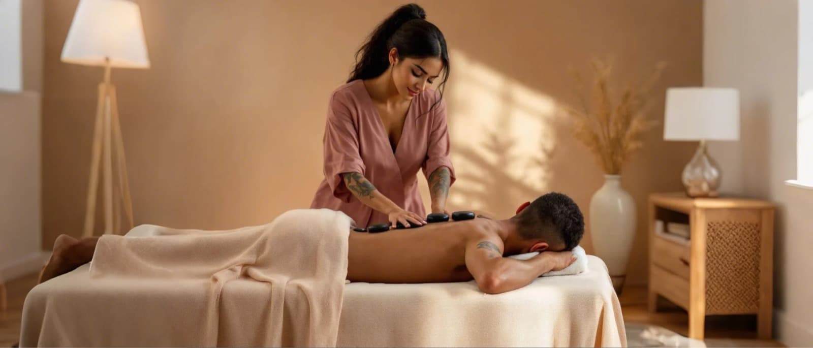 Private relaxation and body care service at Unisex Spa